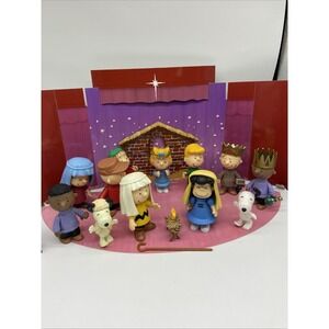 Peanuts Nativity Pageant Set of 13 Christmas Snoopy Woodstock Lucy 2007-2012